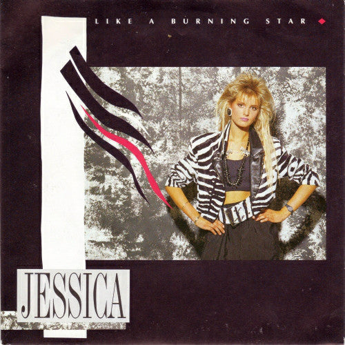 Jessica (2) : Like A Burning Star (7", Single)