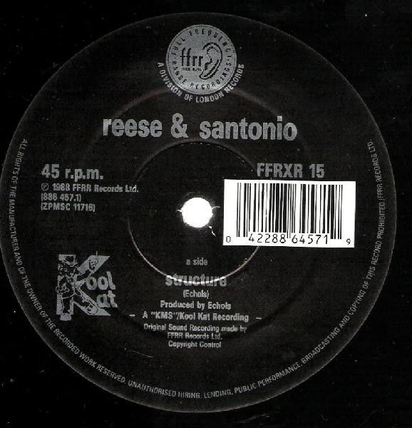Reese & Santonio : Structure c/w Truth Of Self Evidence (Remix) (12", Ltd)