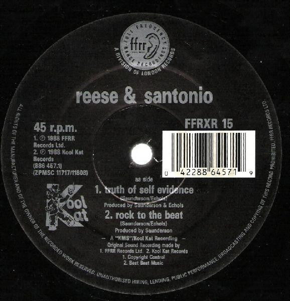 Reese & Santonio : Structure c/w Truth Of Self Evidence (Remix) (12", Ltd)