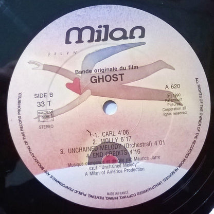 Maurice Jarre : Ghost (Original Motion Picture Soundtrack) (LP, Album)