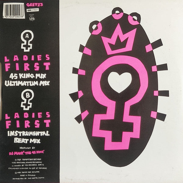Queen Latifah + Monie Love : Ladies First (12")
