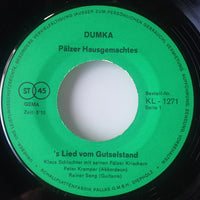 Klaus Schachter Mit Seinen Pälzer Krischern* : Pälzer Hausgemachtes (7", Single)