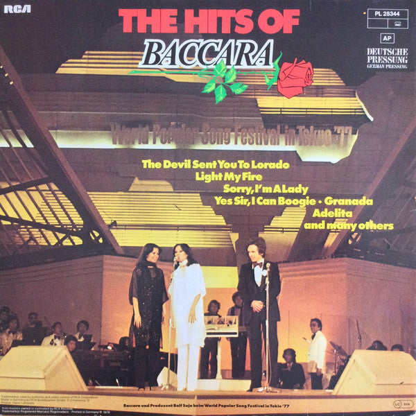 Baccara : The Hits Of Baccara (LP, Comp, Gat)