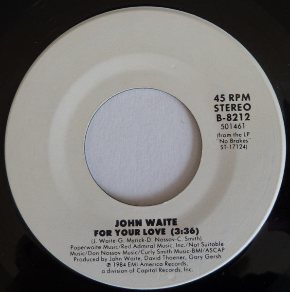 John Waite : Missing You (7", Single)