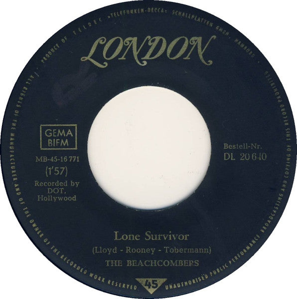 The Beachcombers (5) : Lone Survivor / Samoa (7", Single)
