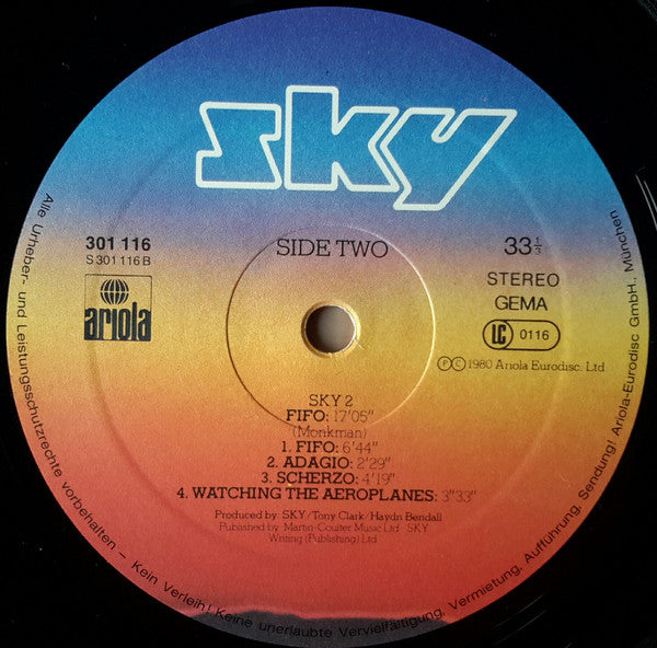 Sky (4) : Sky 2 (2xLP, Album, Gat)