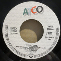 New York's Sweet Sensation* with Romeo J. D. : Sincerely Yours (7", Single)