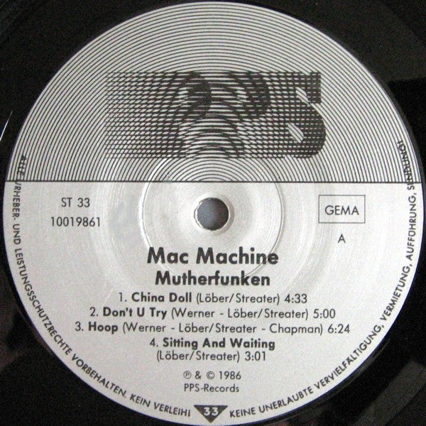 Mac Machine : Mutherfunken (LP, Album)