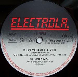 Oliver Simon : Kiss You All Over (12", Maxi)