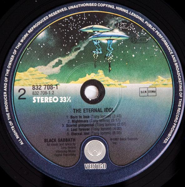 Black Sabbath : The Eternal Idol (LP, Album)
