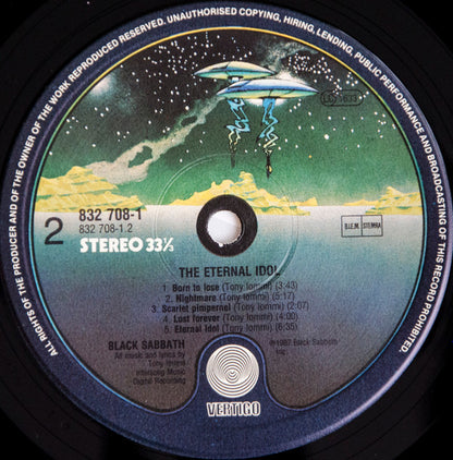 Black Sabbath : The Eternal Idol (LP, Album)