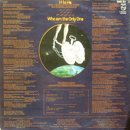 Van Der Graaf Generator : H To He Who Am The Only One (LP, Album, RP, Gat)