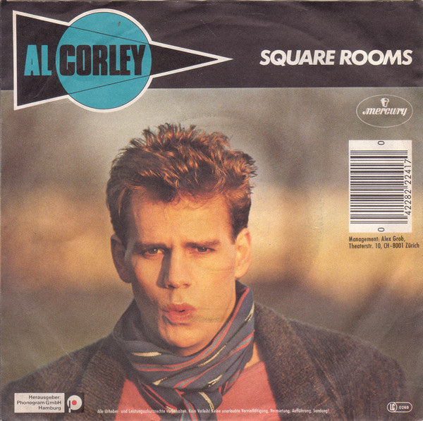 Al Corley : Square Rooms (7", Single)