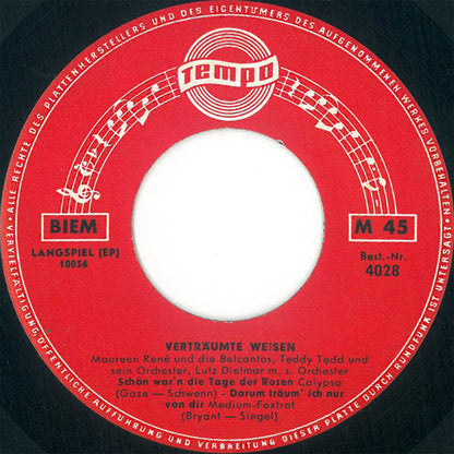 Various : Verträumte Weisen (7", EP, Mono)