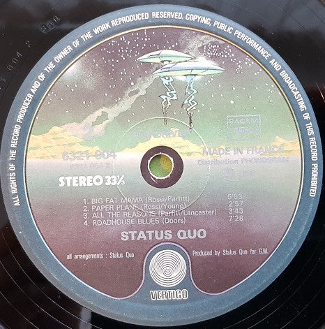 Status Quo : Piledriver (LP, Album, RE, Gat)