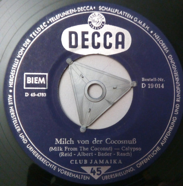 Club Jamaika : Milch Von Der Cocosnuß / Jamaika-Mama (7")