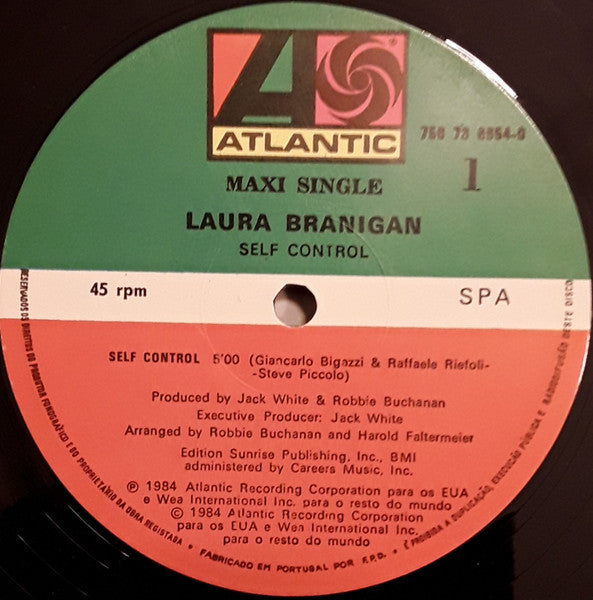 Laura Branigan : Self Control (12", Maxi)