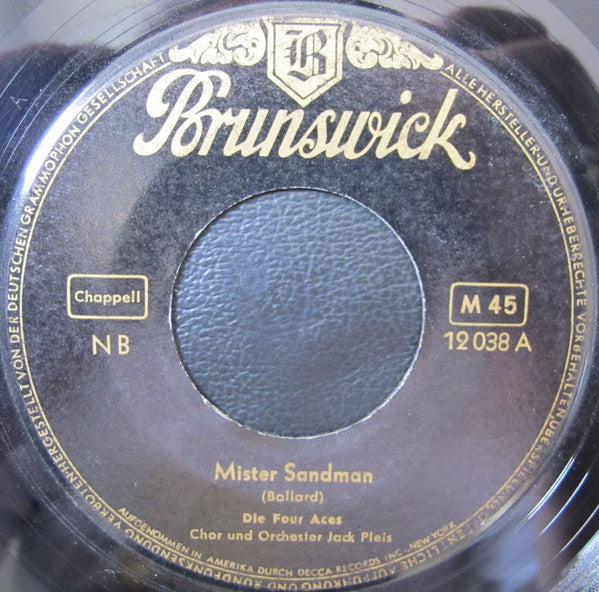 The Four Aces : Mister Sandman (7", Single)