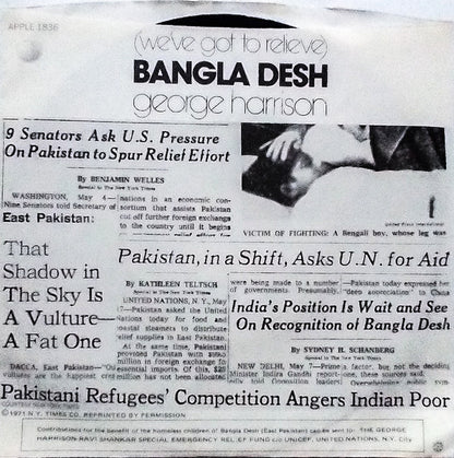 George Harrison : Bangla-Desh (7", Single, Jac)