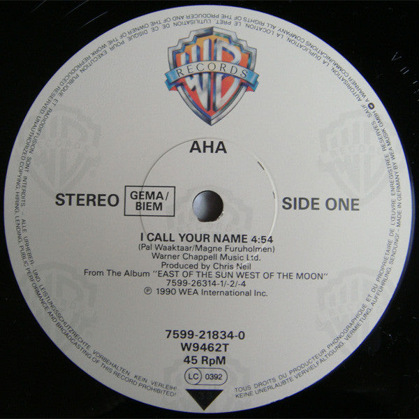 a-ha : I Call Your Name (12")