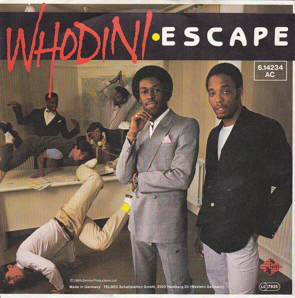 Whodini : Escape  (7", Single, Promo)