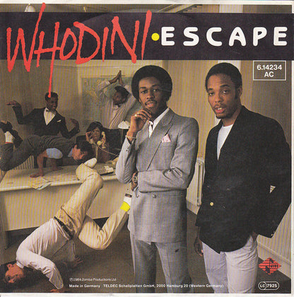 Whodini : Escape  (7", Single, Promo)