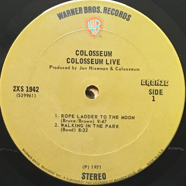 Colosseum : Colosseum Live (2xLP, Album, San)