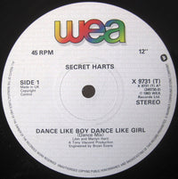 Secret Harts : Dance Like Boy Dance Like Girl (12", Single)