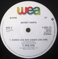 Secret Harts : Dance Like Boy Dance Like Girl (12", Single)