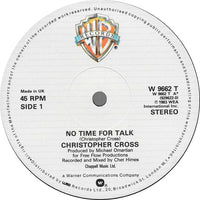 Christopher Cross : No Time For Talk (12", Ltd)