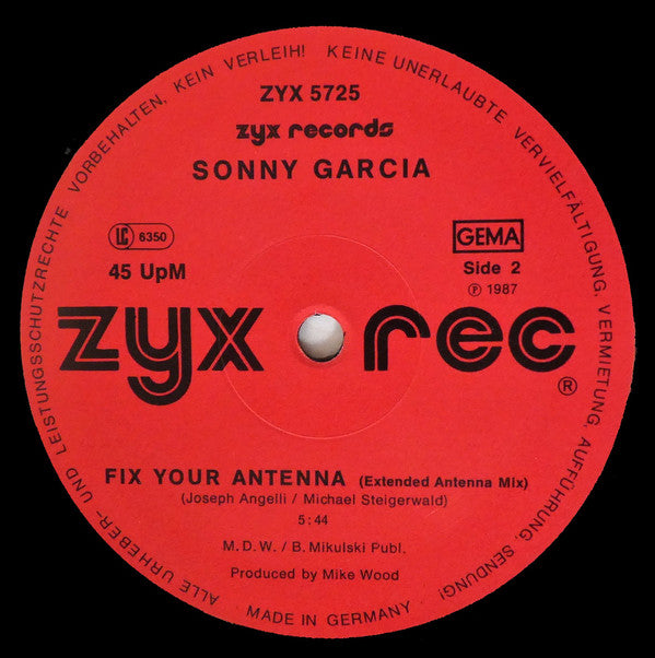 Sonny Garcia : Fix Your Antenna (12", Maxi)