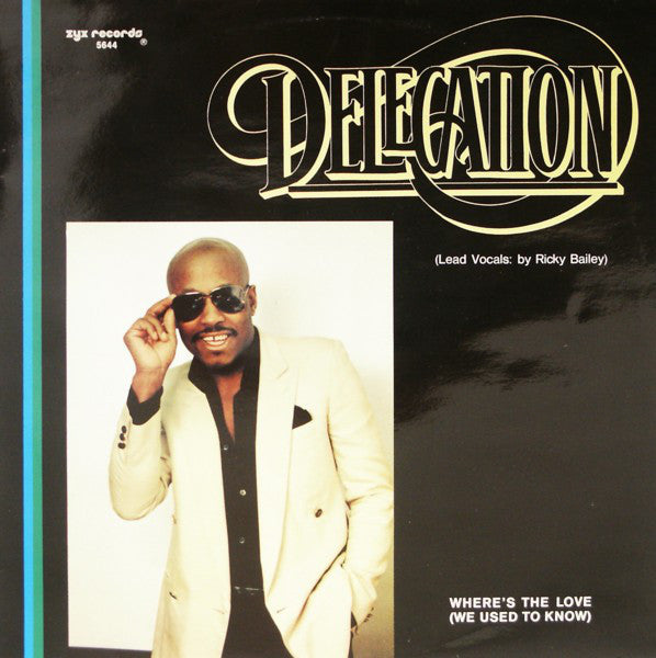 Delegation : Where's The Love (We Used To Know) (12", Maxi)