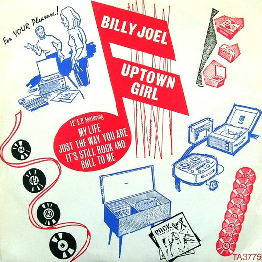 Billy Joel : Uptown Girl (12", EP)