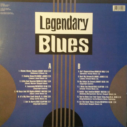 Various : Legendary Blues (LP, Comp)