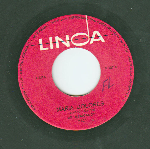 Die Mexicanos : Maria Dolores (7", Single)