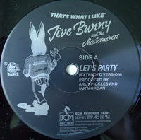 Jive Bunny And The Mastermixers : Let's Party (12", Maxi)