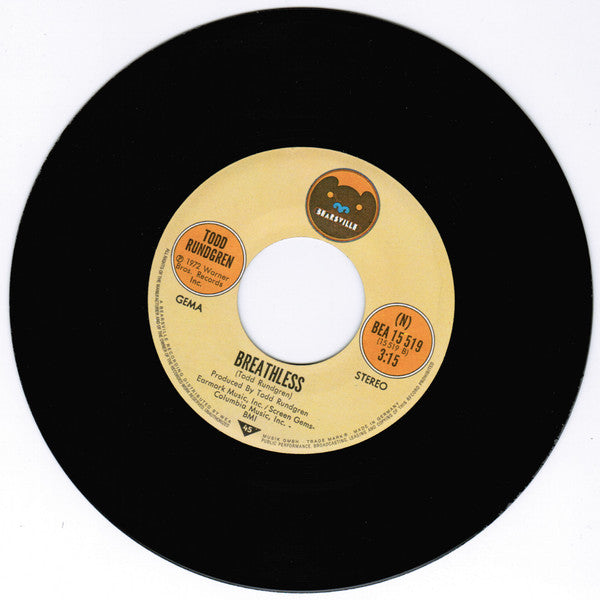 Todd Rundgren : Wolfman Jack (7", Single)