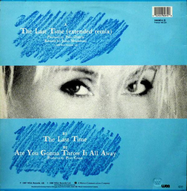 Agnetha Fältskog : The Last Time (12", Maxi)