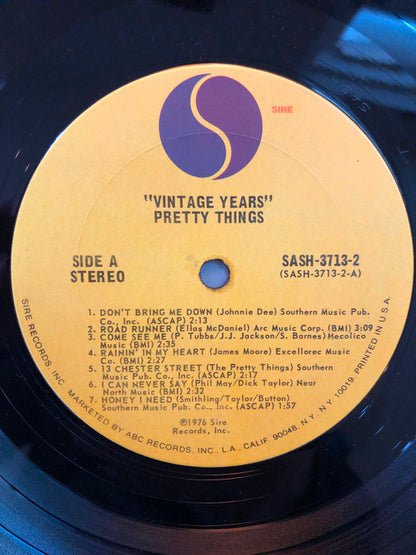 The Pretty Things : The Vintage Years (2xLP, Comp, Ter)