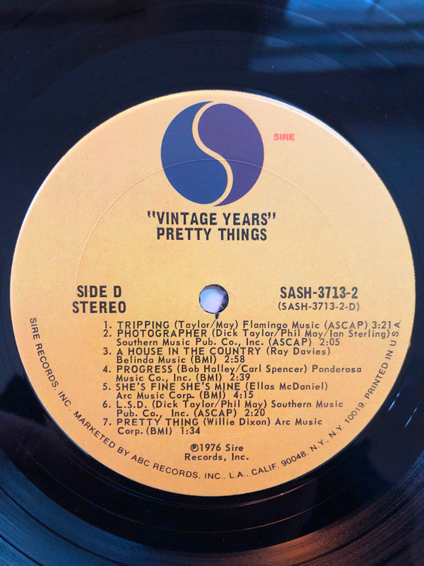 The Pretty Things : The Vintage Years (2xLP, Comp, Ter)