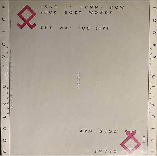 Nitzer Ebb : Isnt It Funny How Your Body Works (12", Single)