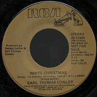 Earl Thomas Conley : White Christmas / Blue Christmas (7", Promo)