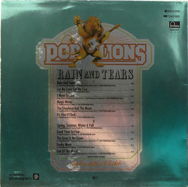 Aphrodite's Child : Rain And Tears (LP, Comp, RP)