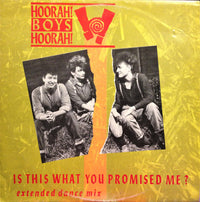 Hoorah! Boys Hoorah! : Is This What You Promised Me? (12")