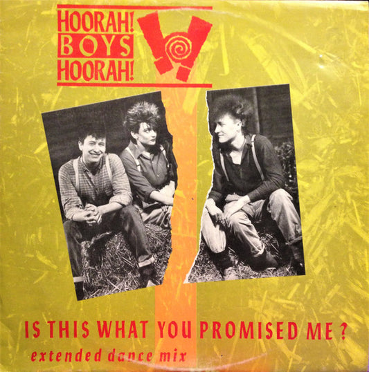 Hoorah! Boys Hoorah! : Is This What You Promised Me? (12")