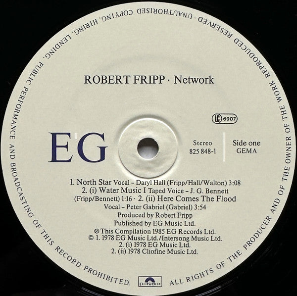Robert Fripp : Network (12", Comp)