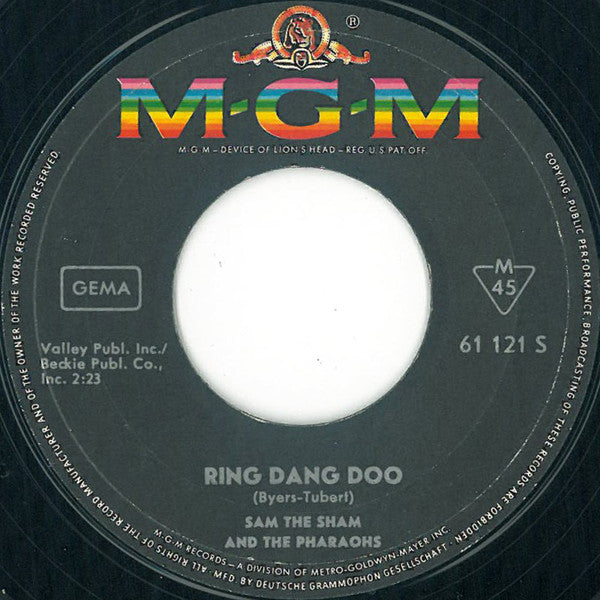 Sam The Sham And The Pharaohs* : Ring Dang Doo (7", Single, Mono)