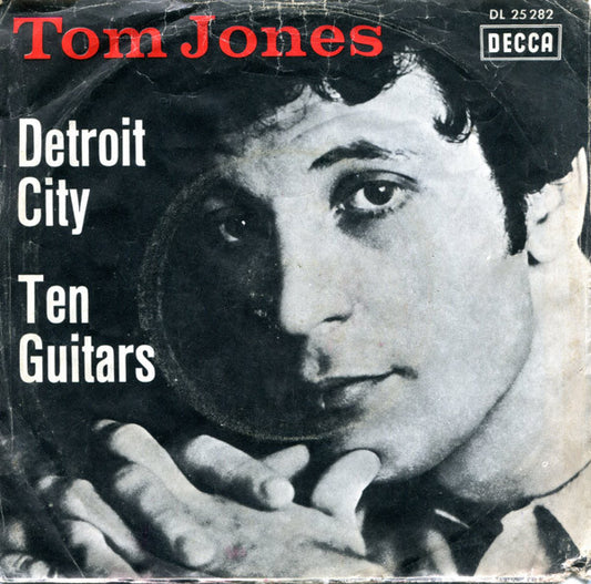 Tom Jones : Detroit City / Ten Guitars (7", Single)