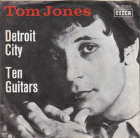Tom Jones : Detroit City / Ten Guitars (7", Single)