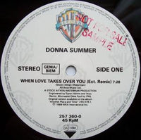 Donna Summer : When Love Takes Over You (12")